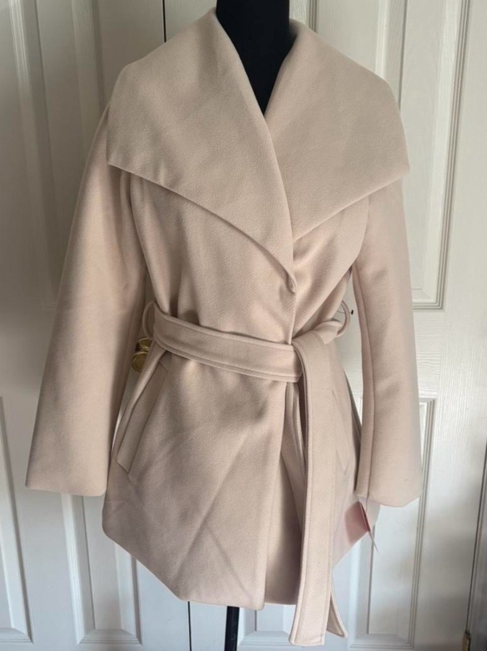 Elie Tahari Wrap Belted Trench Coat